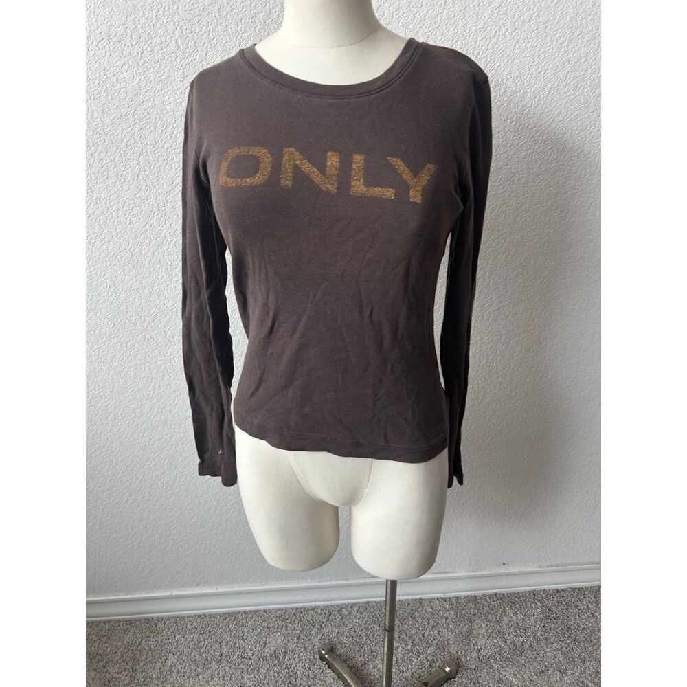 ONLY Women's Brown Long Sleeve Top